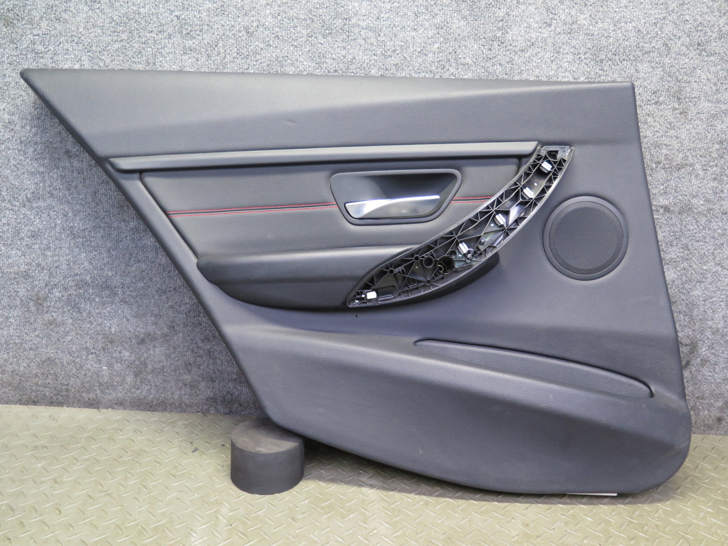 12-18 BMW F30 335i Rear Left Door Interior Trim Cover Panel Black OEM