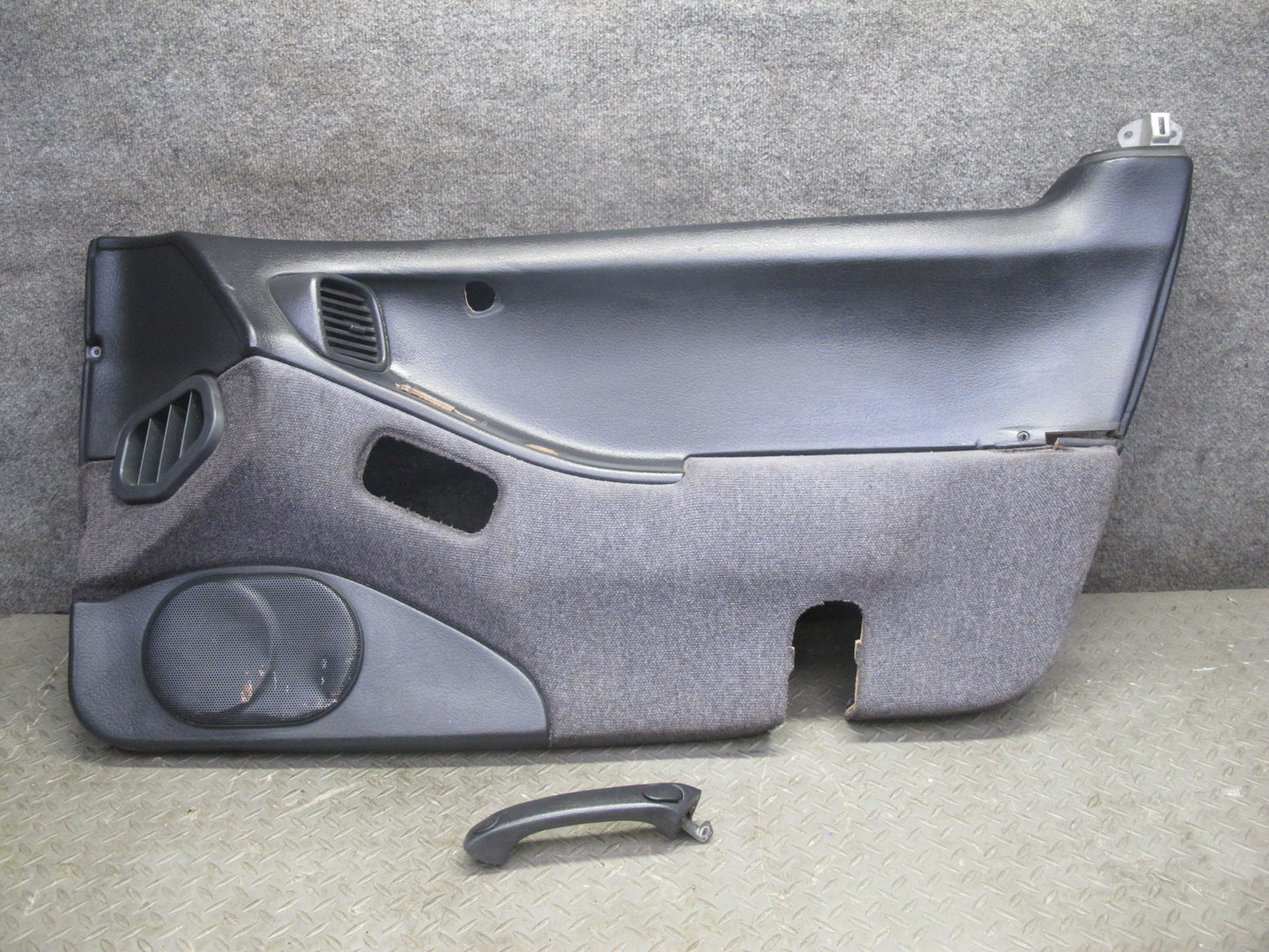 90-93 Nissan Z32 300ZX 2+2 Right Door Interior Trim Cover Panel Black OEM