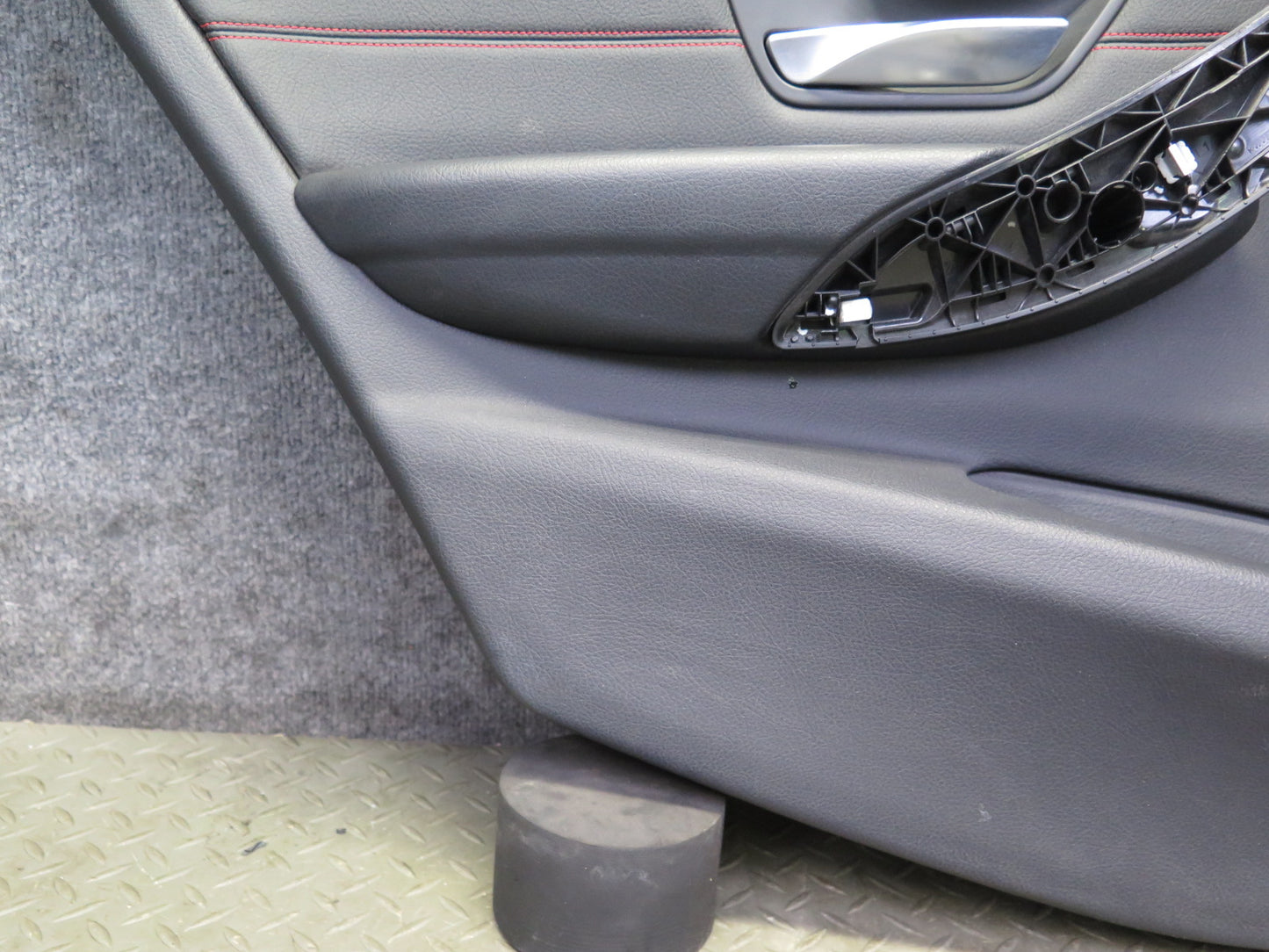 12-18 BMW F30 335i Rear Left Door Interior Trim Cover Panel Black OEM