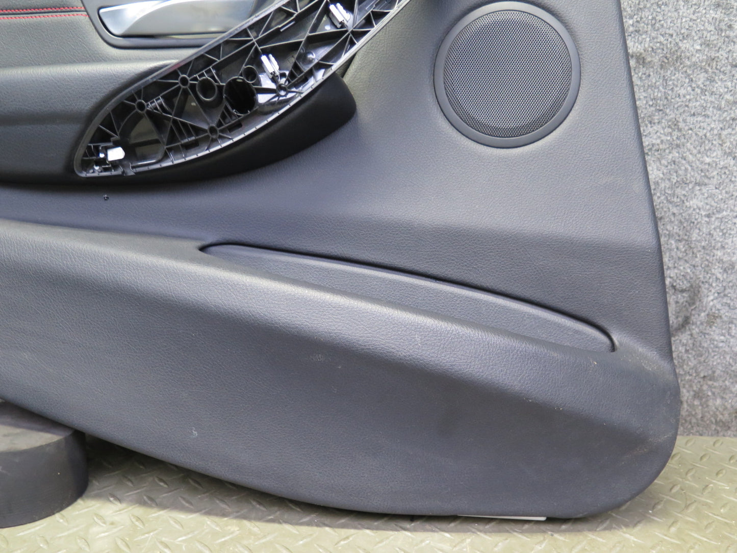 12-18 BMW F30 335i Rear Left Door Interior Trim Cover Panel Black OEM