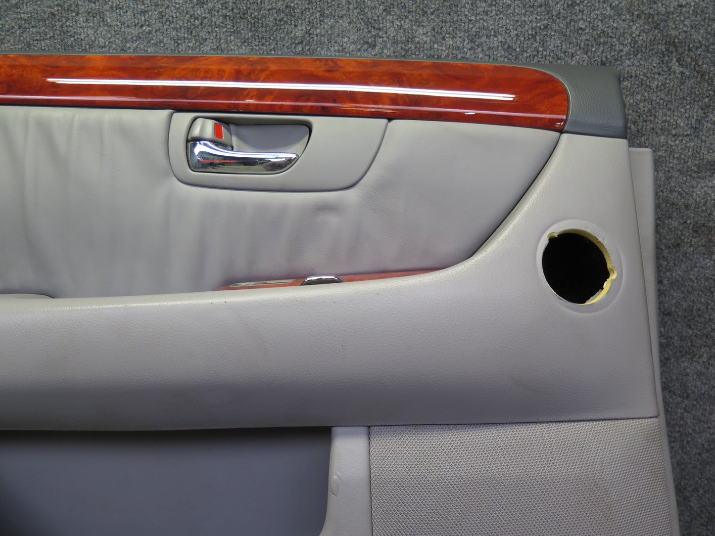 04-06 Lexus UCF30L LS430 Set of 2 Rear Door Interior Trim Cover Panel Ash OEM