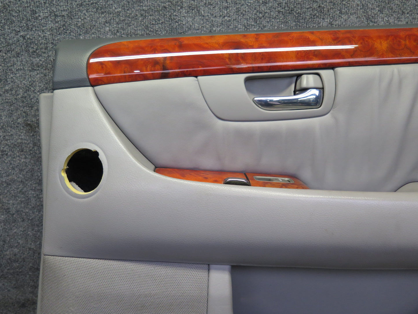 04-06 Lexus UCF30L LS430 Set of 2 Rear Door Interior Trim Cover Panel Ash OEM