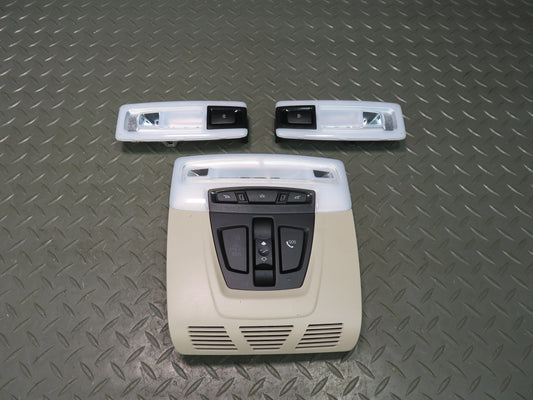 2014-2018 BMW F15 X5 Overhead Console Interior Light  Lamp Set