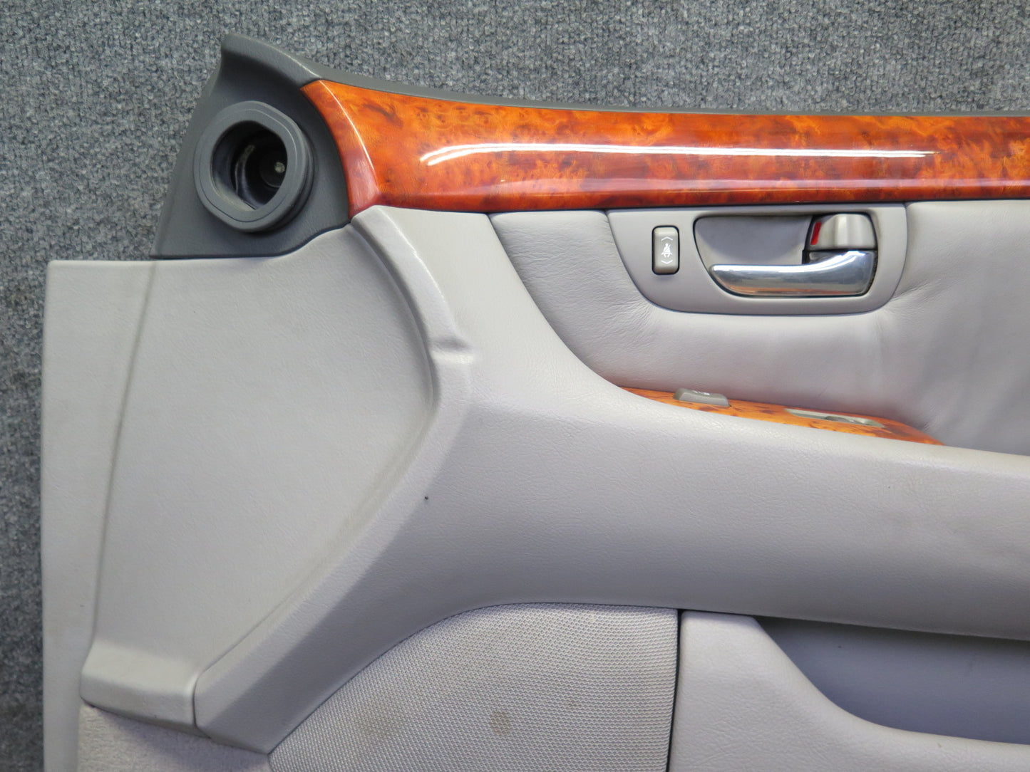 04-06 Lexus UCF30L LS430 Front Right Door Interior Trim Cover Panel Ash OEM