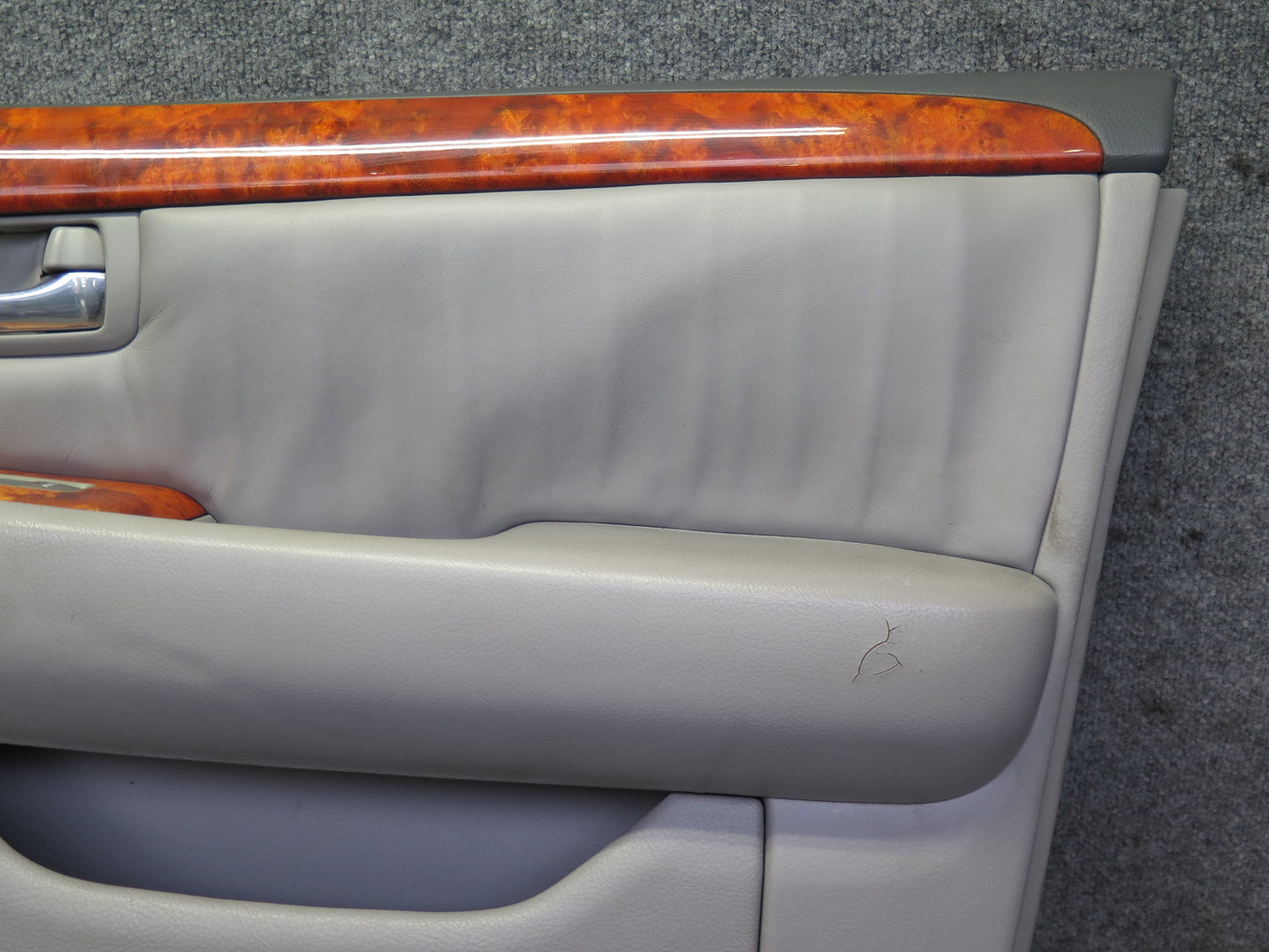 04-06 Lexus UCF30L LS430 Front Right Door Interior Trim Cover Panel Ash OEM