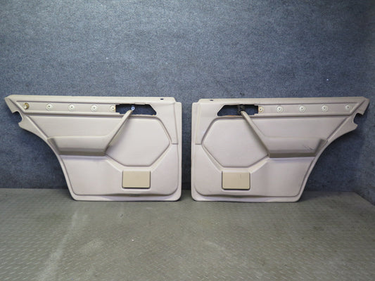 90-95 Mercedes W124 300D Sedan Rear Left & Right Door Interior Trim Panel OEM