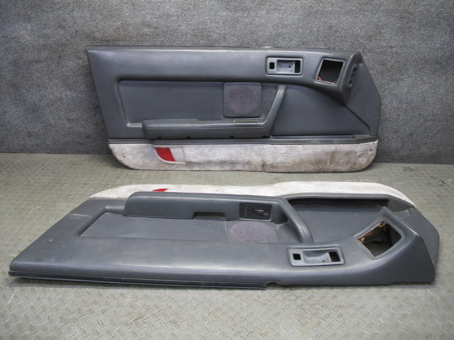 88-91 Mazda RX7 FC3S Convert Left & Right Door Interior Trim Cover Panel Set OEM