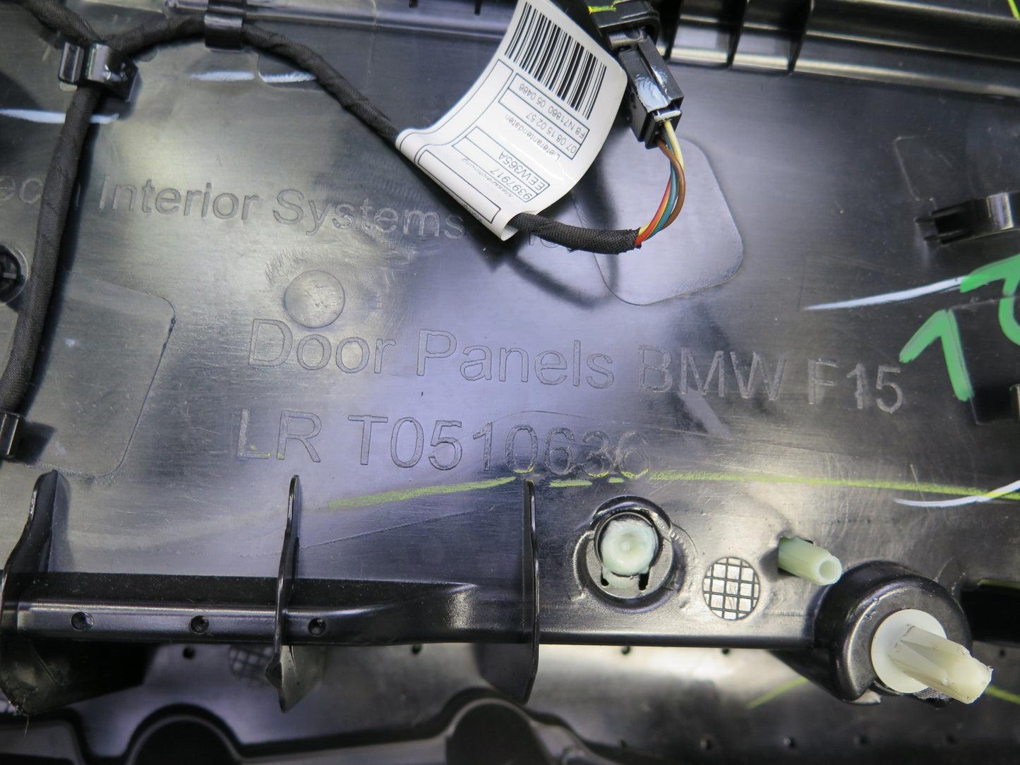 2014-2018 BMW F15 X5 Rear Left & Right Door Interior Trim Panel Cover Set