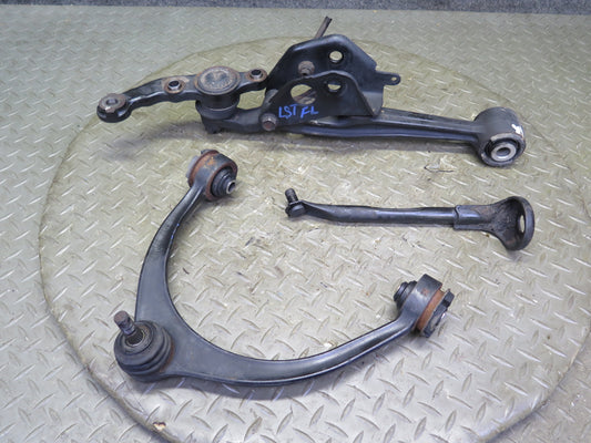 98-00 Lexus UCF20L LS400 Set of 3 Front Left Upper & Lower Control Arm OEM