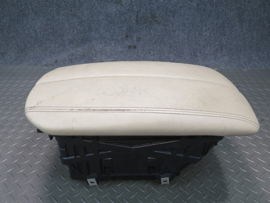 2014-2018 BMW F15 X5 Center Console Leather Armrest Compartment Storage