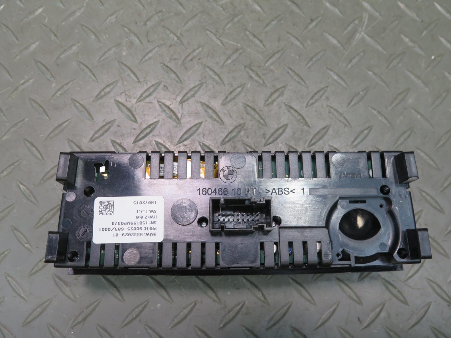 2014-2018 BMW F15 X5 Rear A/C Heater Climate Control Switch Panel 9332029