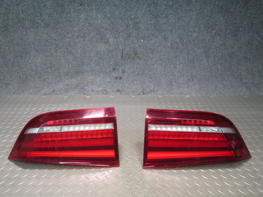 2014-2018 BMW F15 X5 Rear Left & Right Inner Trunk Lid Tail Light Lamp Set of 2