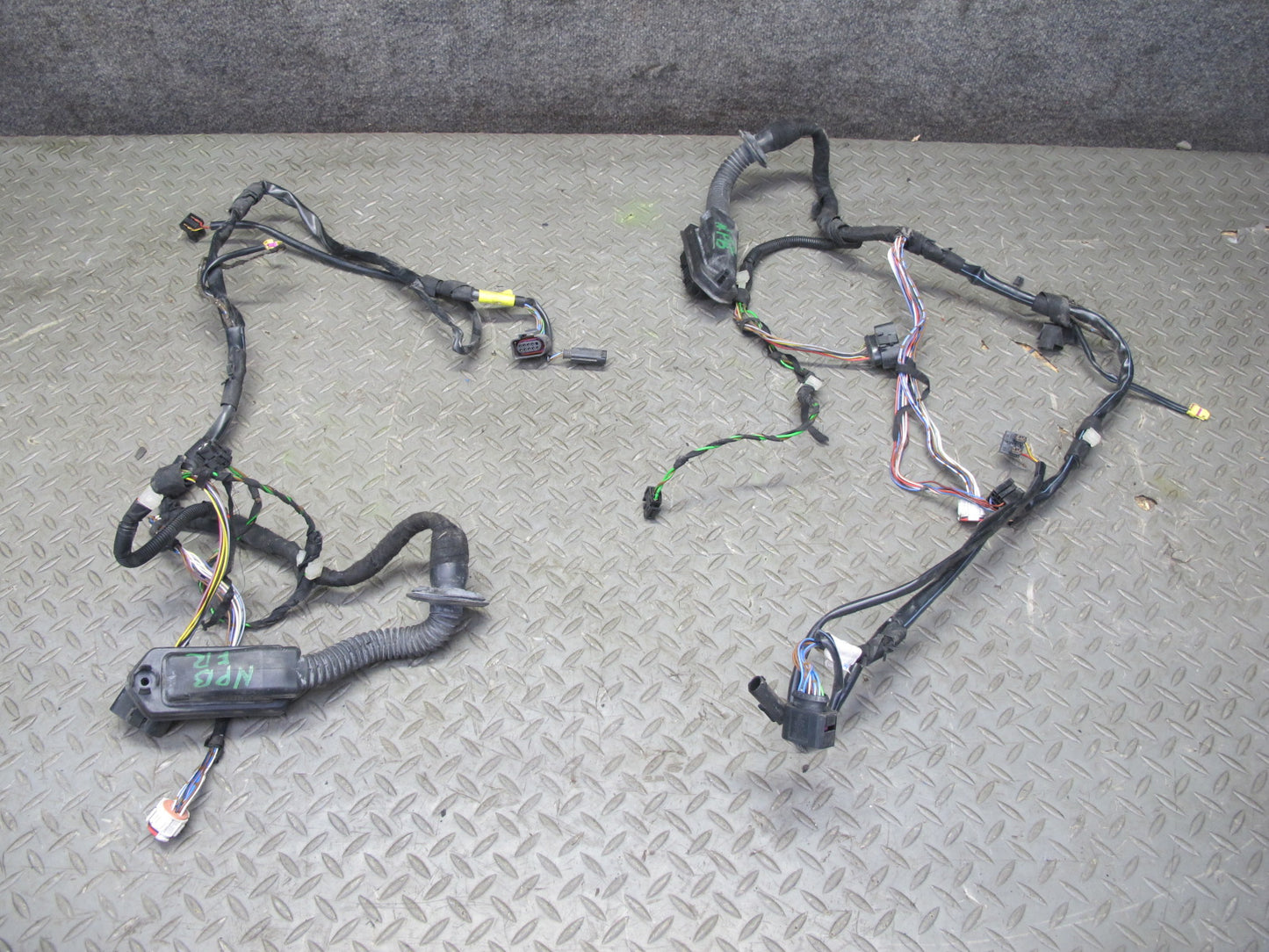 1999 Porsche Boxster 986 Left & Right Side Door Wire Wiring Harness Set