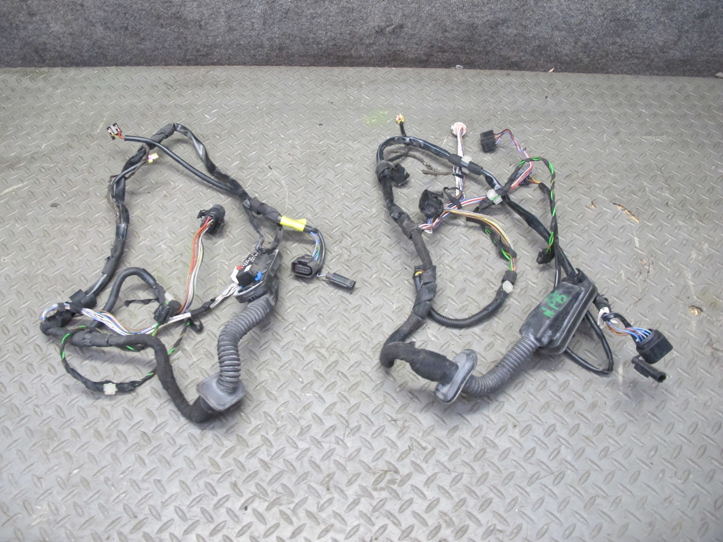 1999 Porsche Boxster 986 Left & Right Side Door Wire Wiring Harness Set