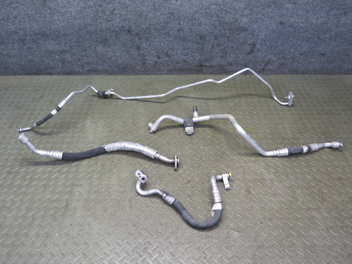 05-10 Mercedes R171 SLK55 AMG Set of 4 A/C Air Condition Hose Line Pipe OEM