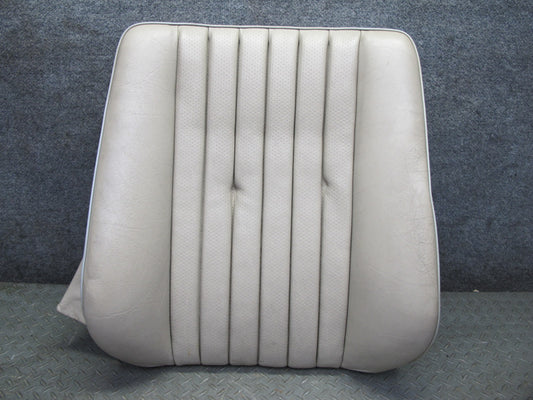 90-95 Mercedes W124 300D Front Right Seat Upper Backrest Cushion Beige OEM