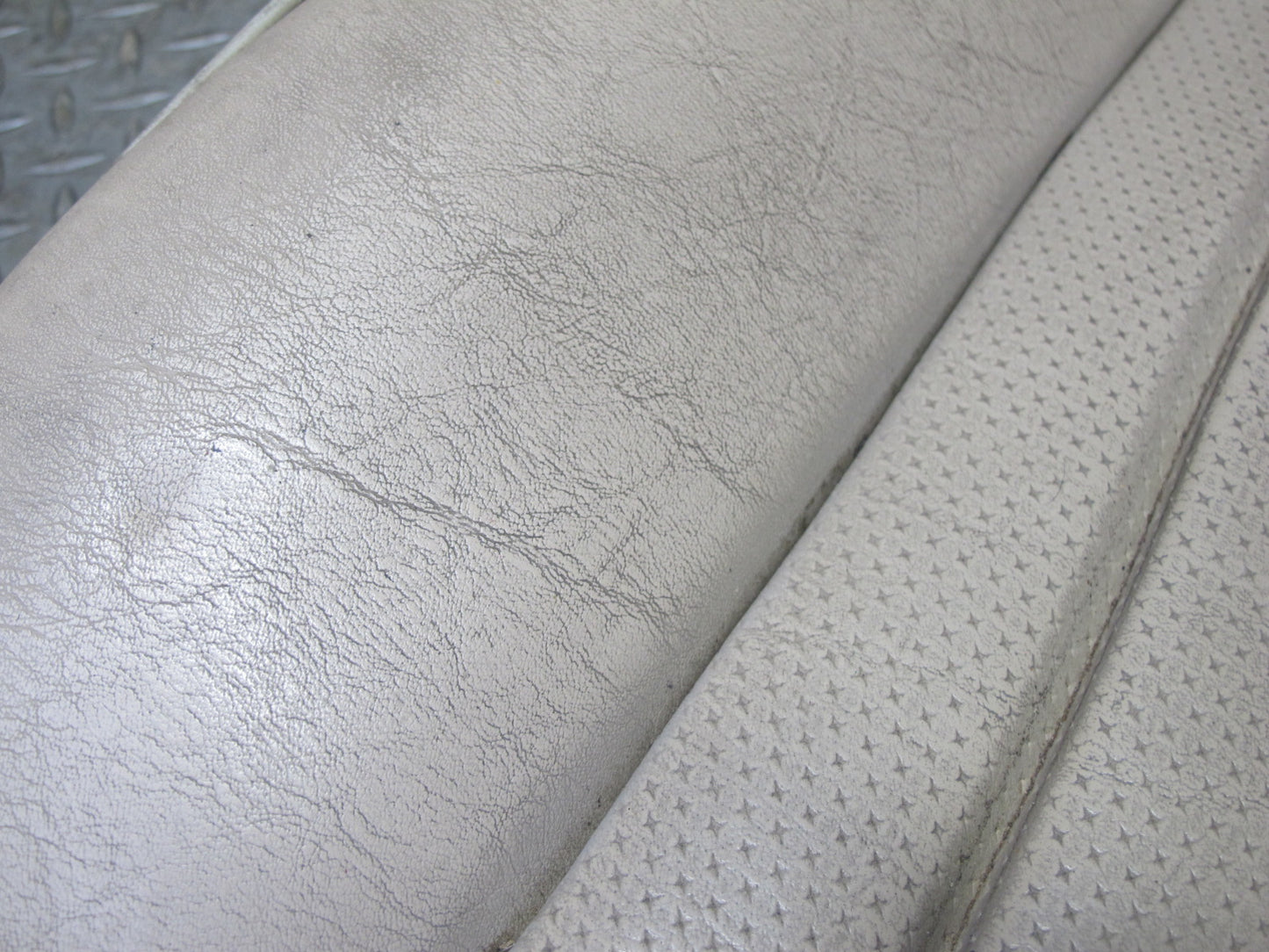 90-95 Mercedes W124 300D Front Left Seat Lower Leather Cushion Beige OEM