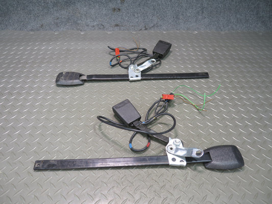 87-95 MERCEDES 300D W124 FRONT RIGHT & LEFT SIDE SEATBELT BUCKLE SET OEM