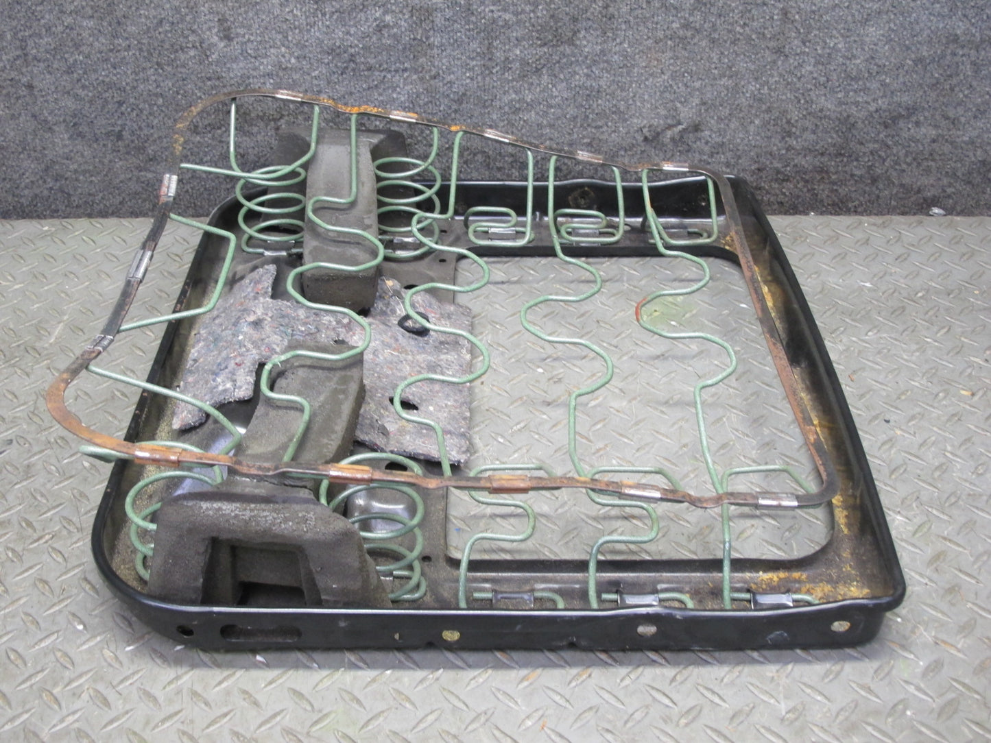 90-95 Mercedes W124 300D Front Left Driver Seat Lower Spring Frame OEM