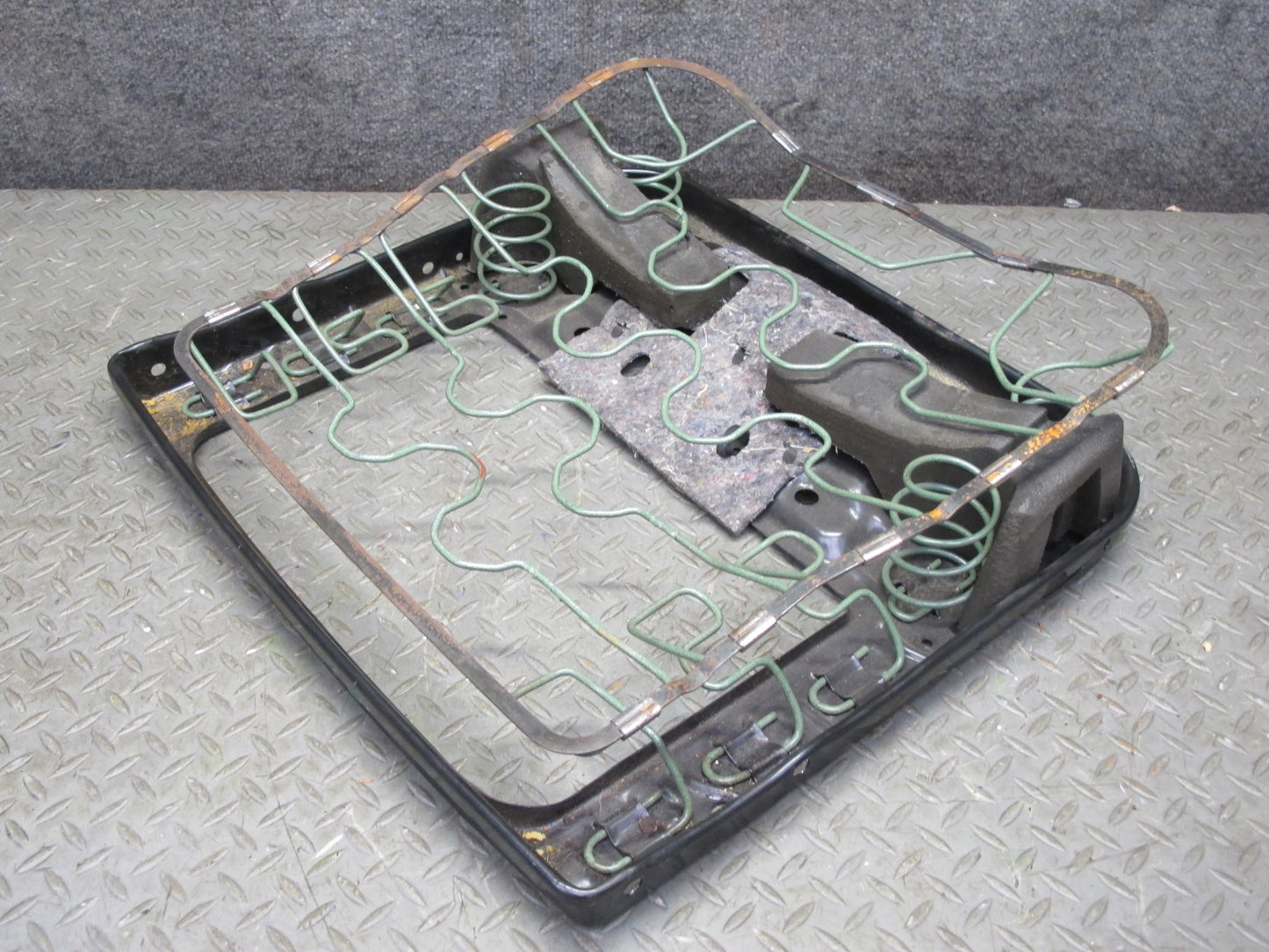 90-95 Mercedes W124 300D Front Left Driver Seat Lower Spring Frame OEM