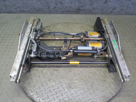 90-95 Mercedes W124 300D Front Left Driver Seat Frame Track Rail w Motor OEM