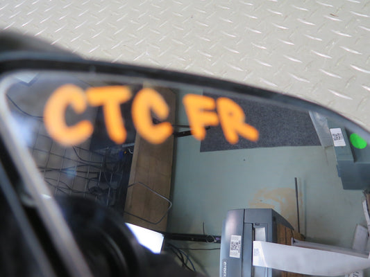 84-87 Chevrolet Corvette C4 Right Door Side View Power Mirror Black OEM