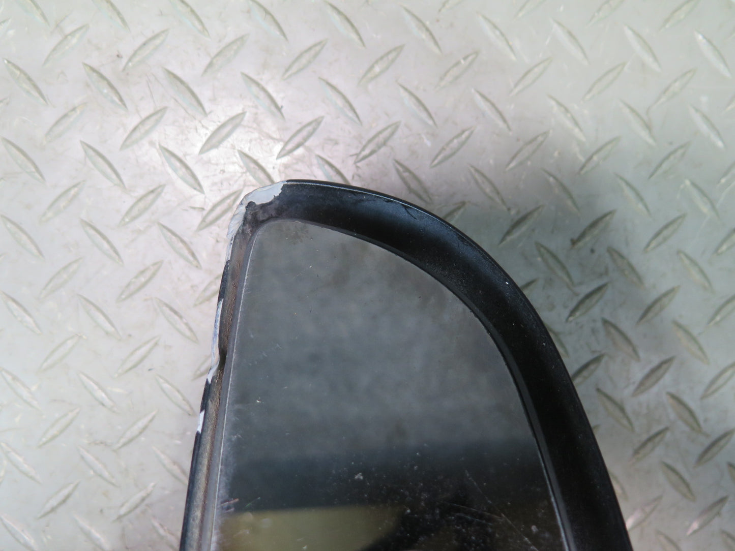 84-87 Chevrolet Corvette C4 Left Door Heated Side View Power Mirror Black OEM