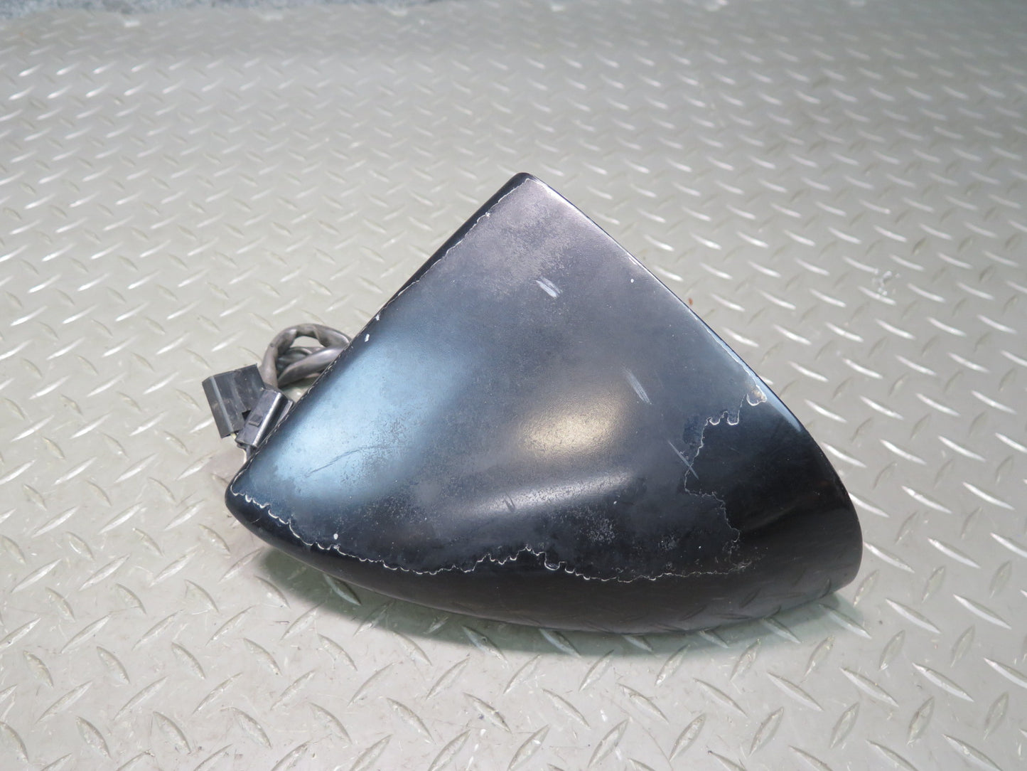 84-87 Chevrolet Corvette C4 Left Door Heated Side View Power Mirror Black OEM