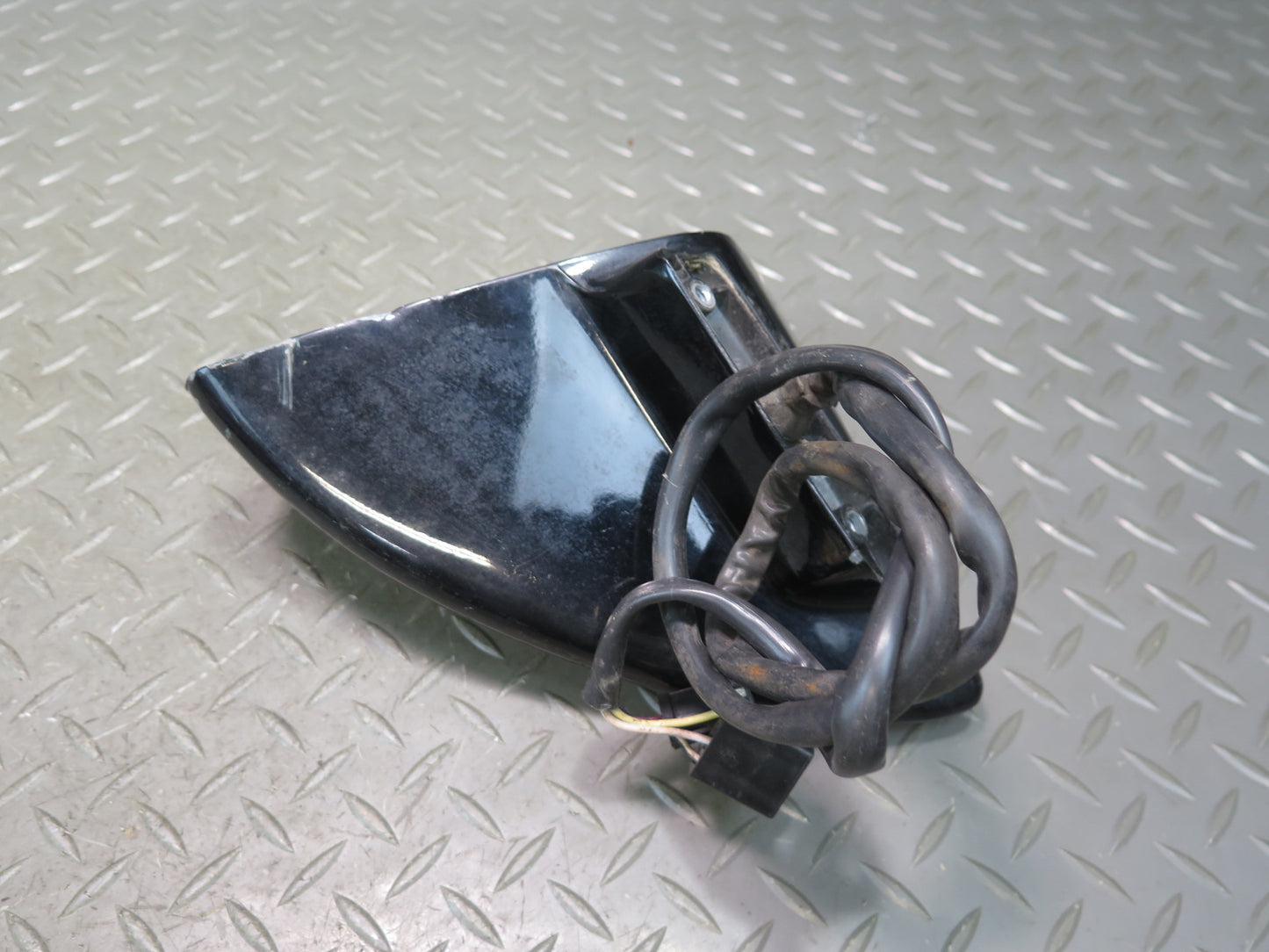 84-87 Chevrolet Corvette C4 Left Door Heated Side View Power Mirror Black OEM