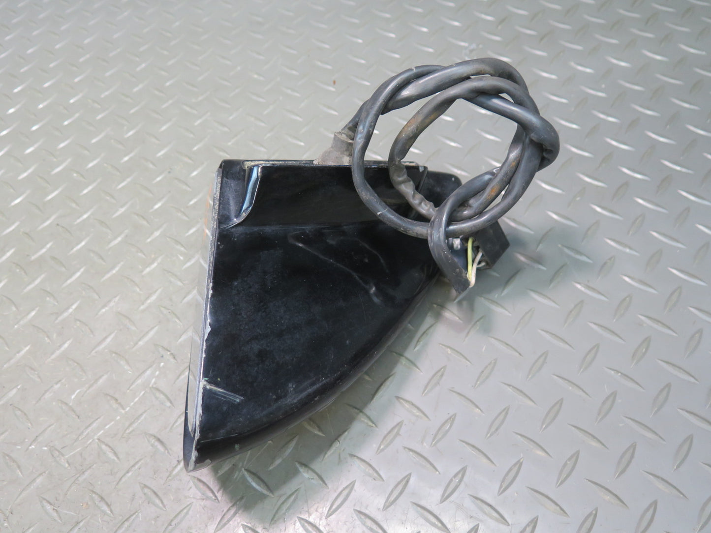 84-87 Chevrolet Corvette C4 Left Door Heated Side View Power Mirror Black OEM