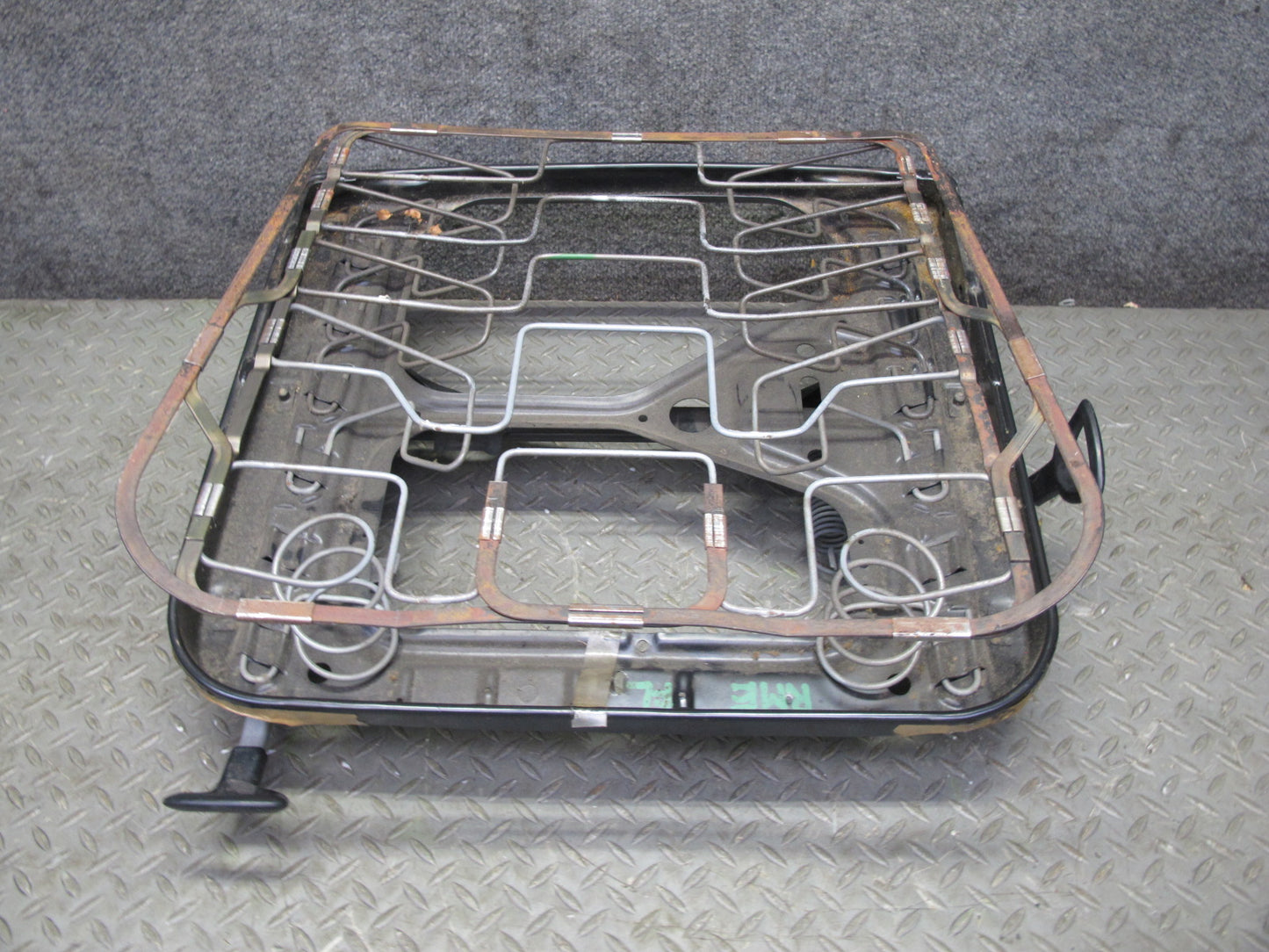 82-85 Mercedes W123 300D Sedan Front Left Driver Seat Frame Track Rail OEM