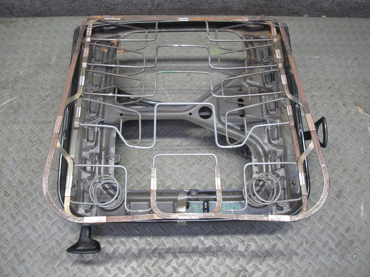 82-85 Mercedes W123 300D Sedan Front Left Driver Seat Frame Track Rail OEM