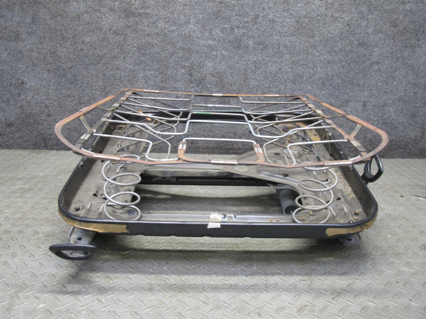 82-85 Mercedes W123 300D Sedan Front Left Driver Seat Frame Track Rail OEM