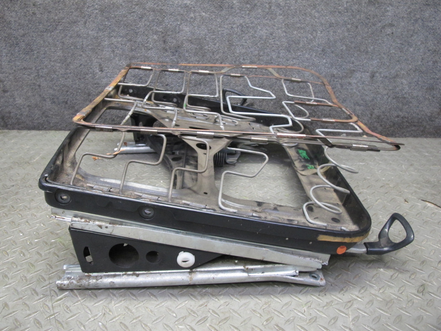 82-85 Mercedes W123 300D Sedan Front Left Driver Seat Frame Track Rail OEM