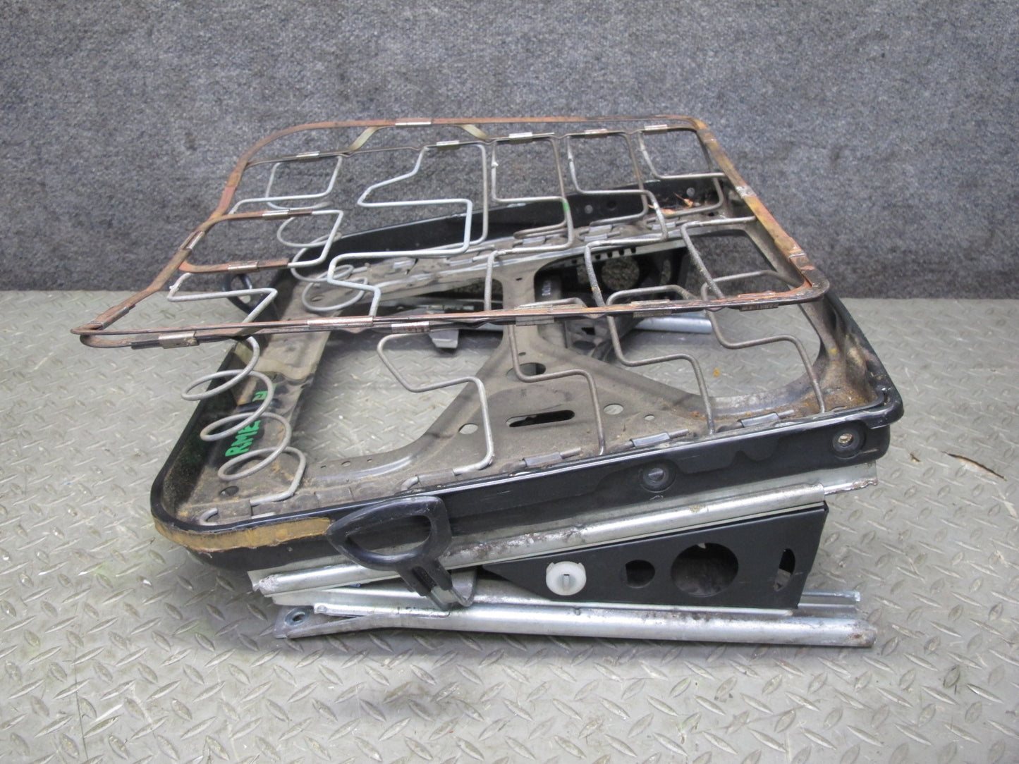 82-85 Mercedes W123 300D Sedan Front Left Driver Seat Frame Track Rail OEM