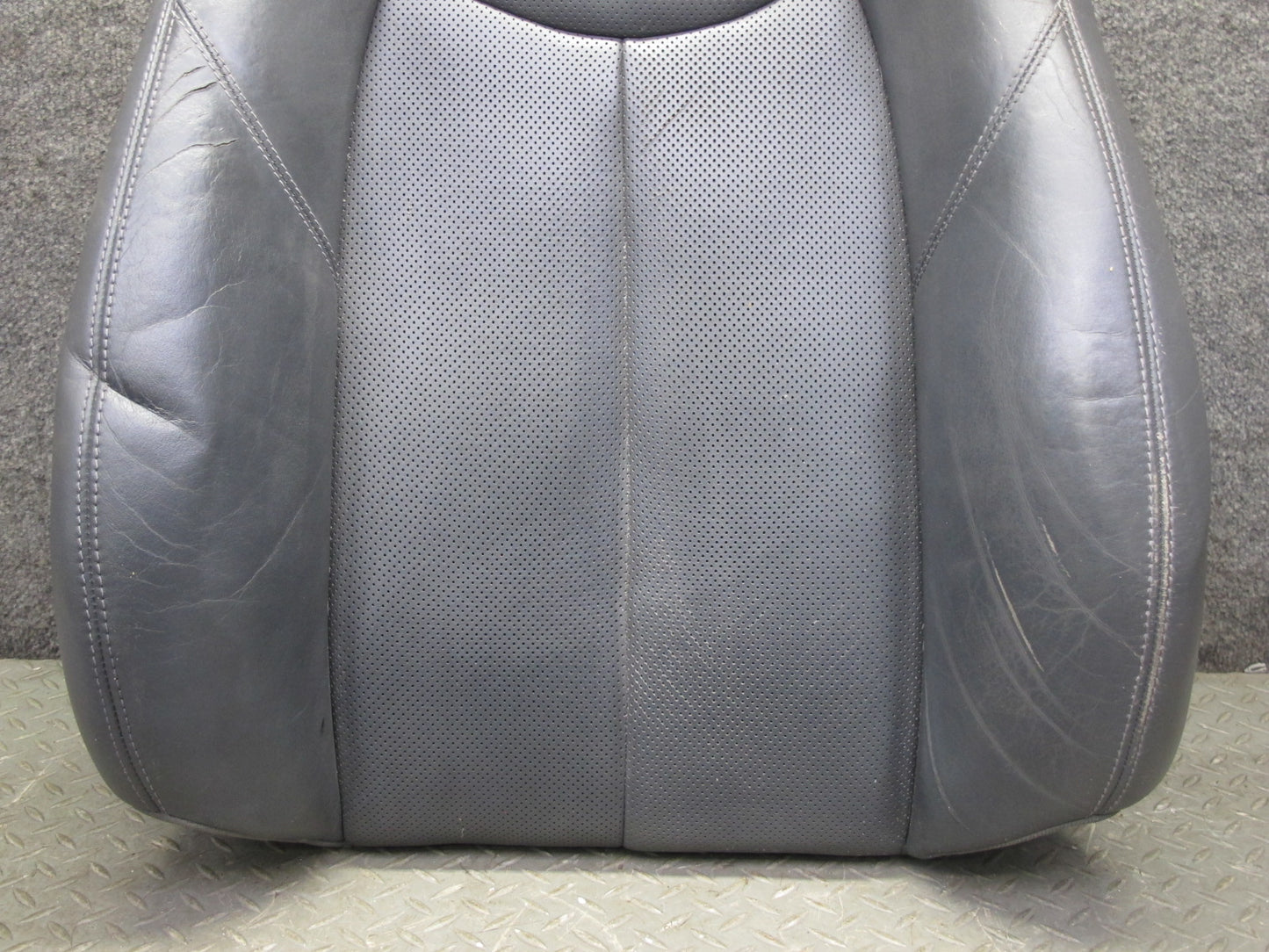 03-08 Mercedes R230 SL600 Front Left Seat Upper Perforated Leather Cushion OEM