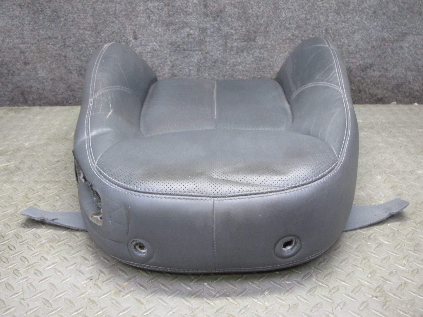 03-08 Mercedes R230 SL600 Front Left Seat Upper Perforated Leather Cushion OEM