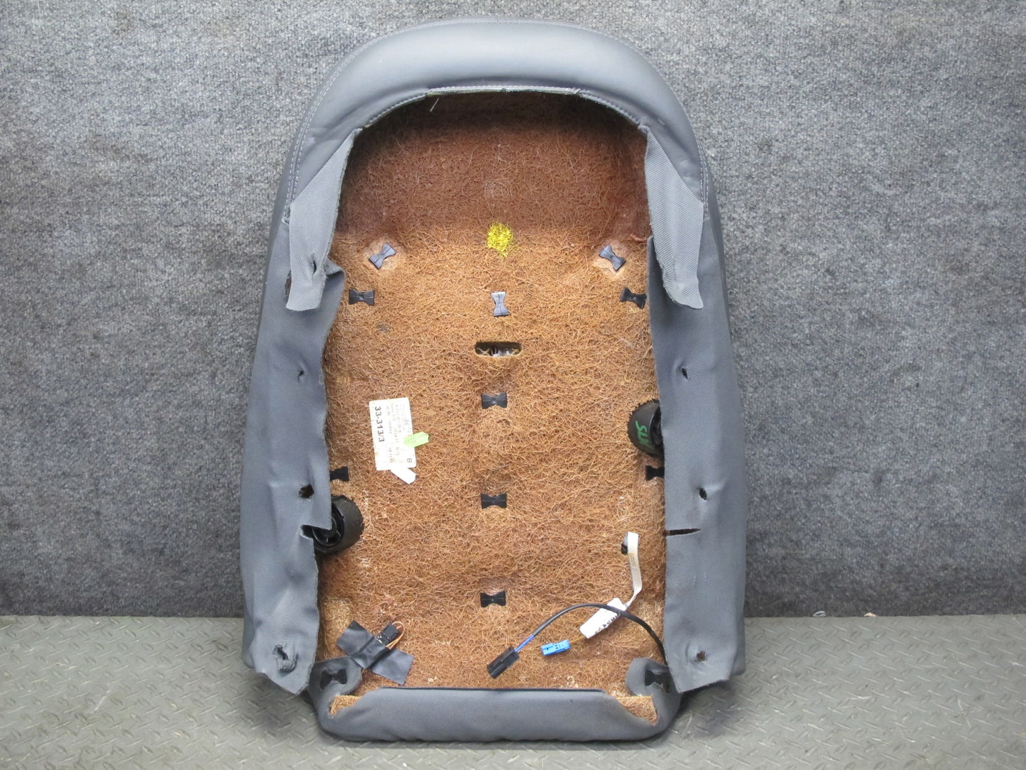 03-08 Mercedes R230 SL600 Front Left Seat Upper Perforated Leather Cushion OEM