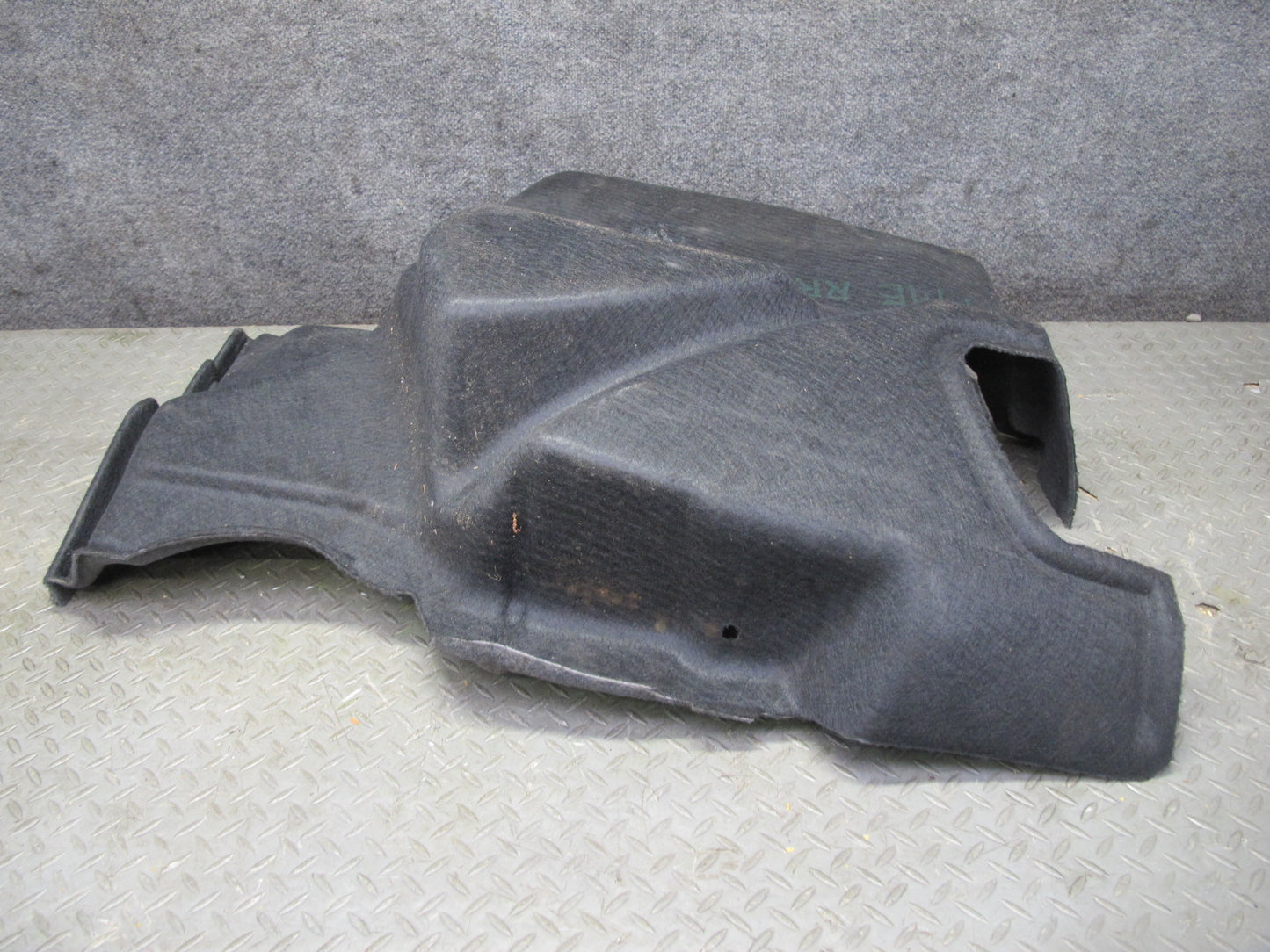 94-95 Mercedes W124 300D Sedan Rear Trunk Right & Left Trim Cover Black Set OEM