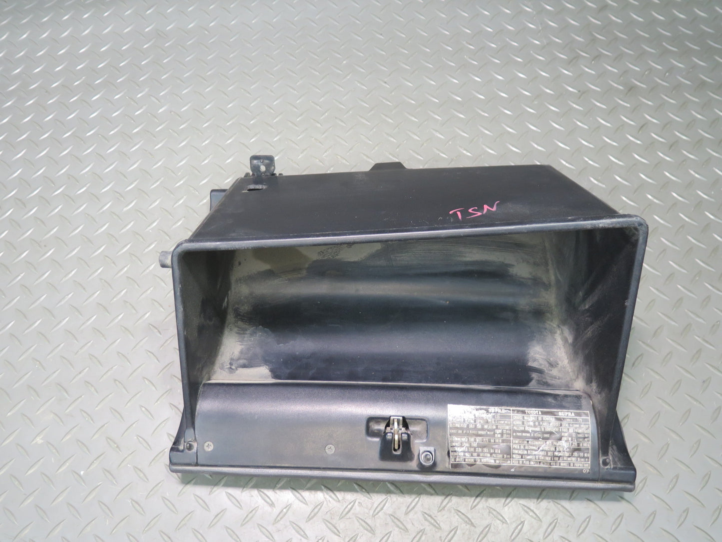89-92 Toyota Supra MA70L Dash Glove Box Compartment Storage Door Lid OEM