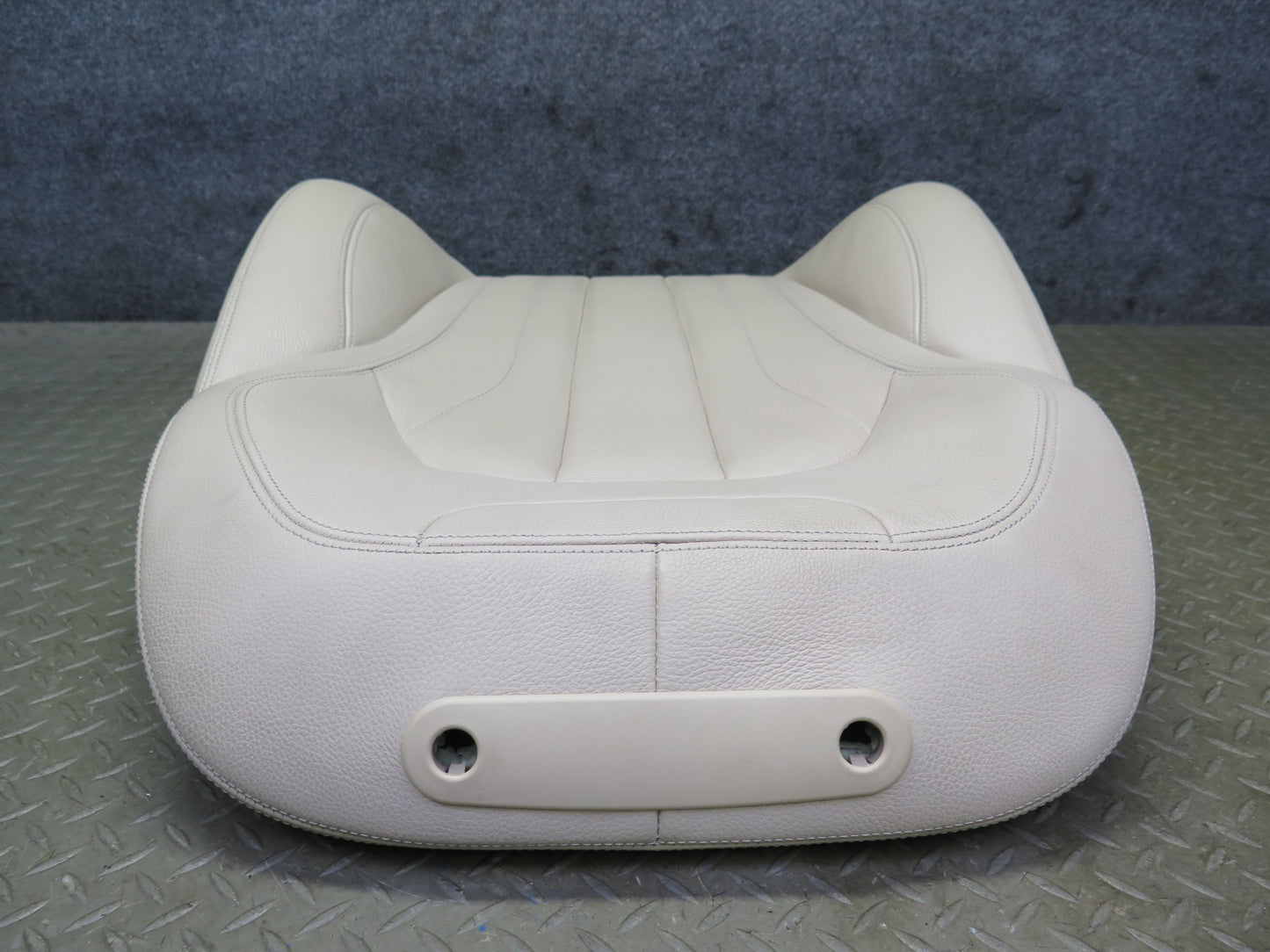 2014-2018 BMW F15 X5 Front Right Seat Upper Backrest Leather Cushion Beige