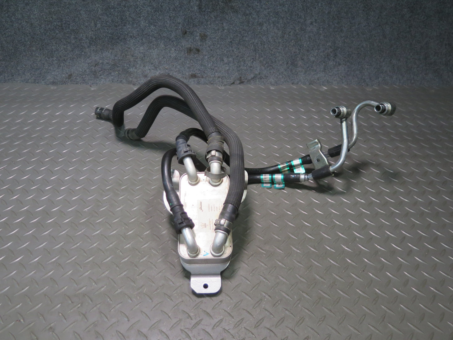 2014-2017 Maserati Ghibli M157 SQ4 Transmission Oil Cooler W/ Line Hose Pipe Set