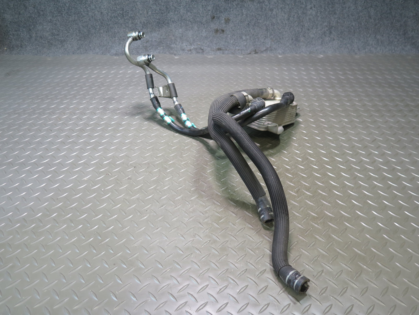 2014-2017 Maserati Ghibli M157 SQ4 Transmission Oil Cooler W/ Line Hose Pipe Set