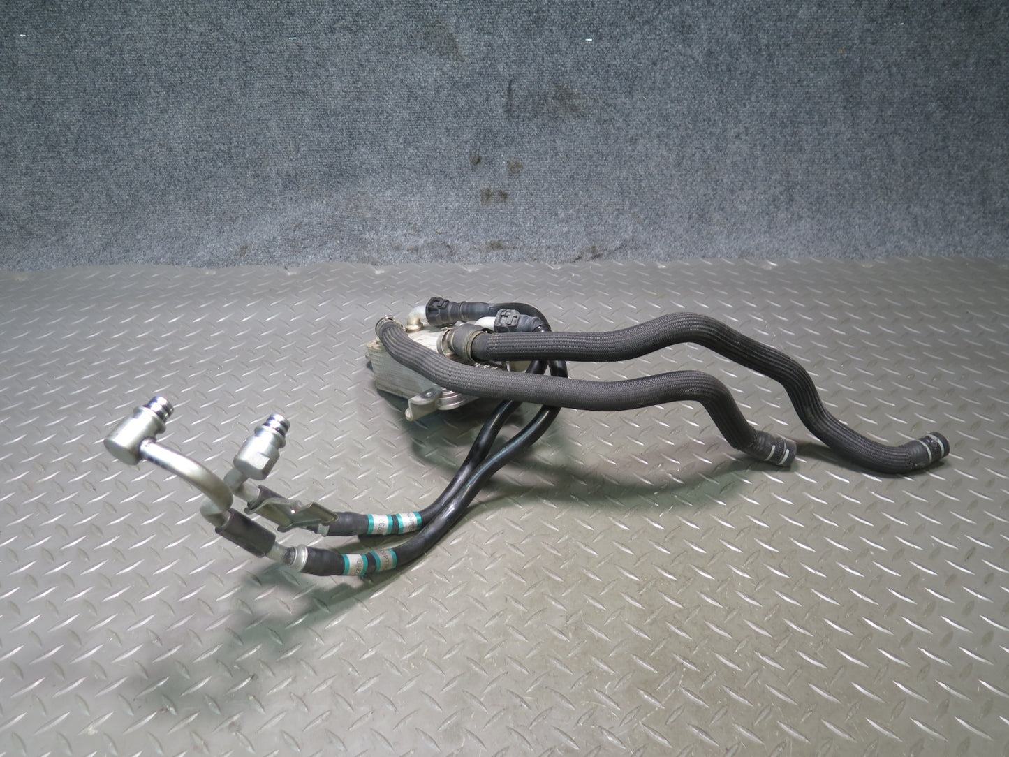 2014-2017 Maserati Ghibli M157 SQ4 Transmission Oil Cooler W/ Line Hose Pipe Set