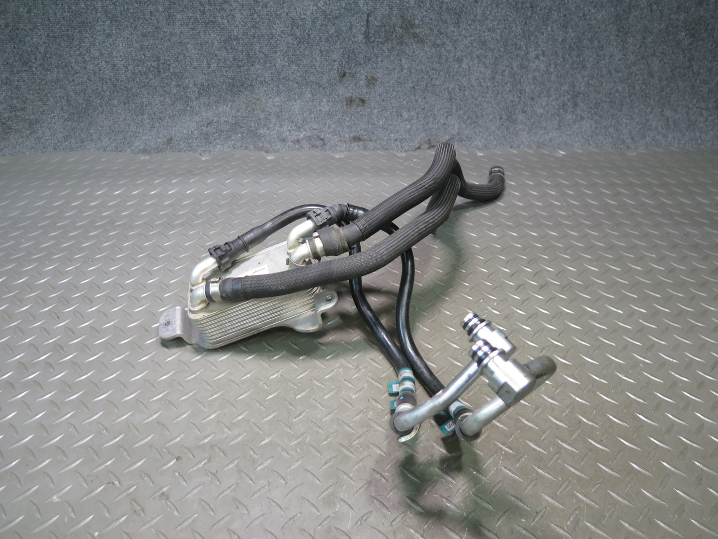 2014-2017 Maserati Ghibli M157 SQ4 Transmission Oil Cooler W/ Line Hose Pipe Set