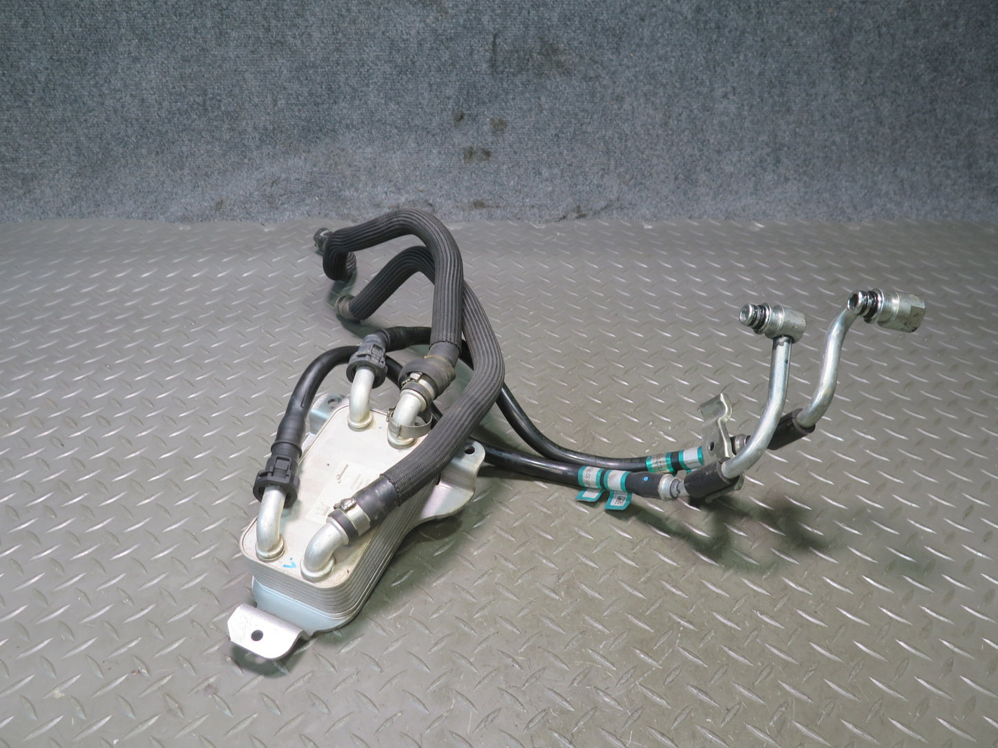 2014-2017 Maserati Ghibli M157 SQ4 Transmission Oil Cooler W/ Line Hose Pipe Set