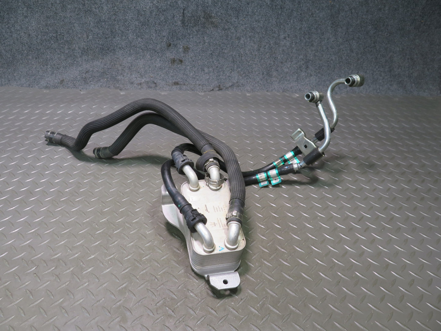 2014-2017 Maserati Ghibli M157 SQ4 Transmission Oil Cooler W/ Line Hose Pipe Set