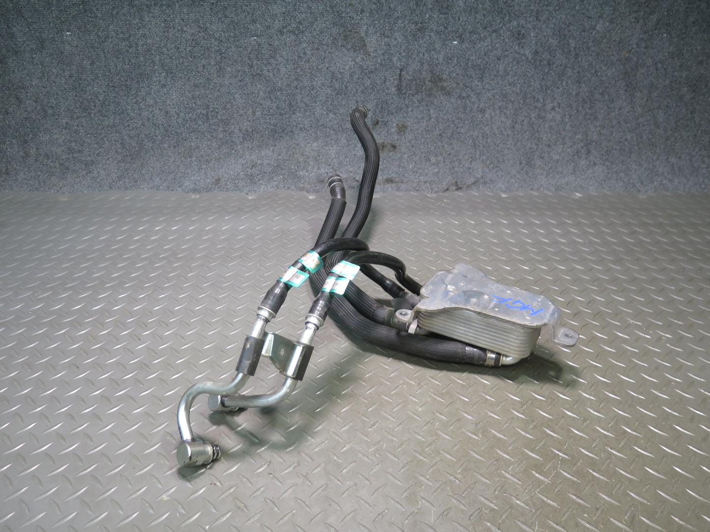 2014-2017 Maserati Ghibli M157 SQ4 Transmission Oil Cooler W/ Line Hose Pipe Set
