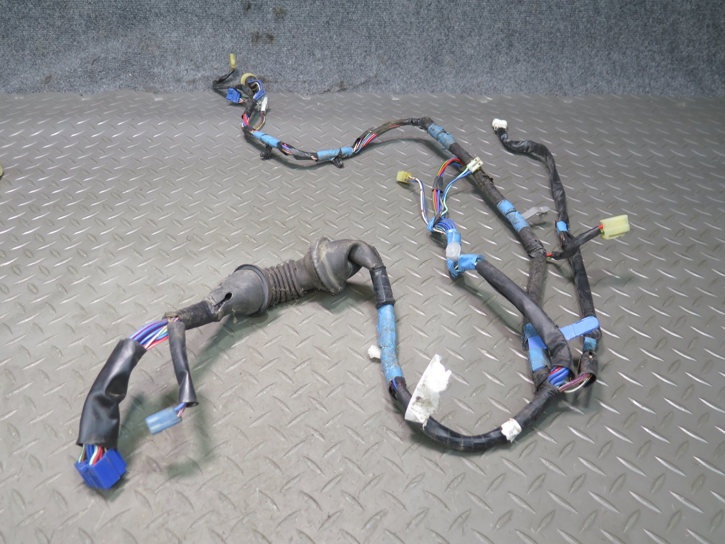 88-89 Toyota Supra MA70L Set of 2 Left & Right Door Wire Wiring Harness OEM