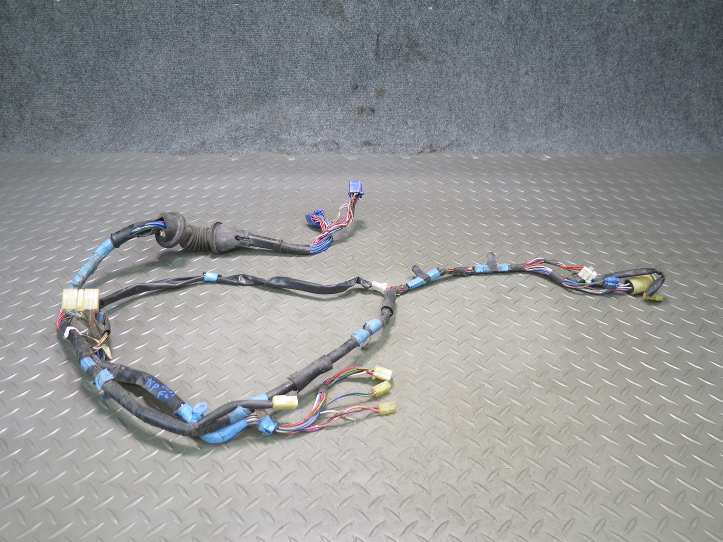 88-89 Toyota Supra MA70L Set of 2 Left & Right Door Wire Wiring Harness OEM
